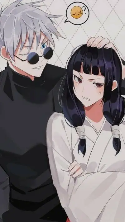 ai character: Gojo × utahime background