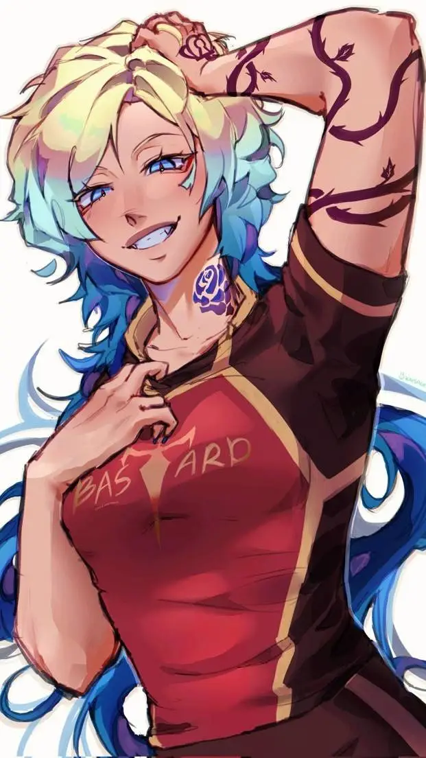 ai character: Kaiser fem background