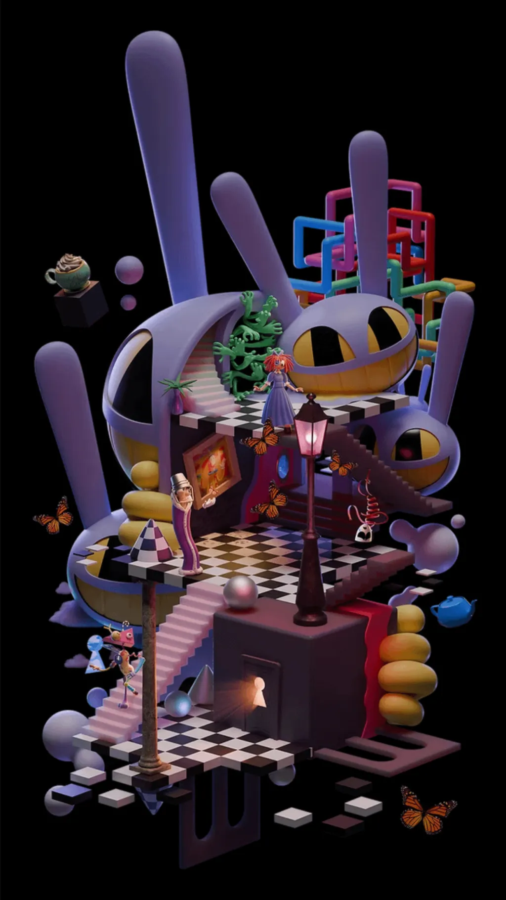 ai character: TADC: The Last Act background