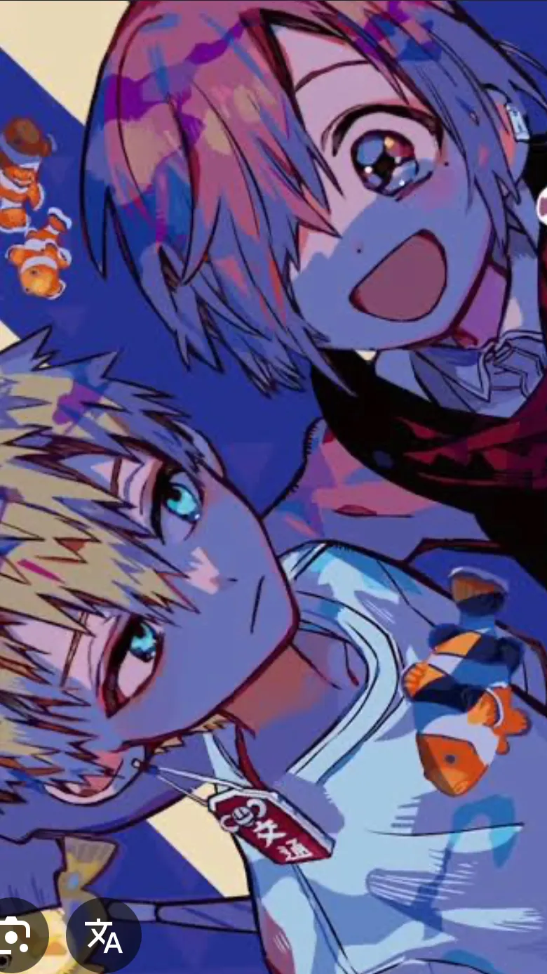 ai character: KOU X MITSU AGAIN background