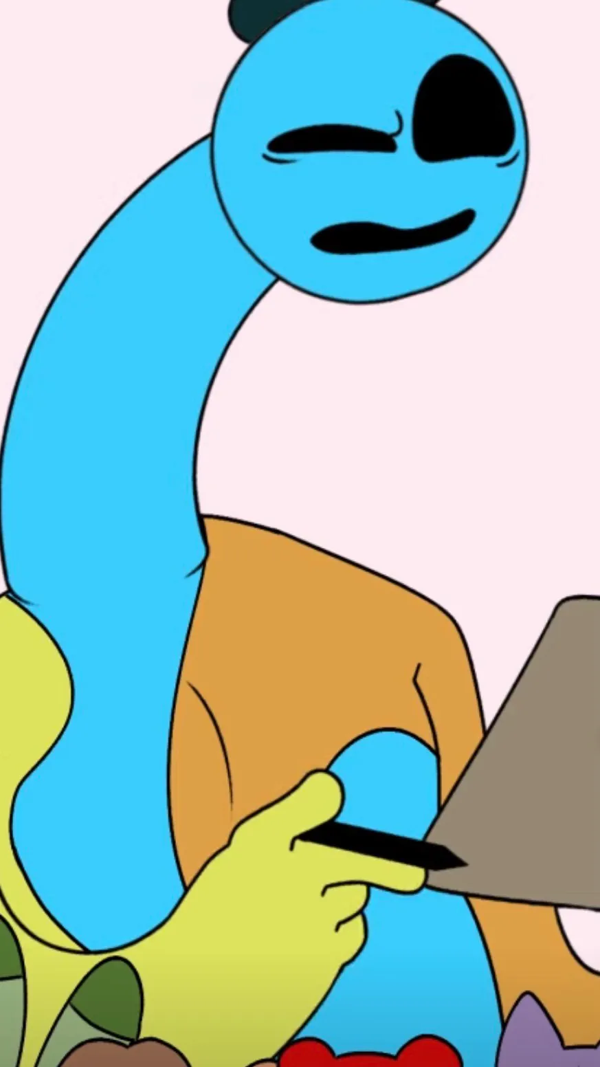 ai character: ￼Doey the dougman background