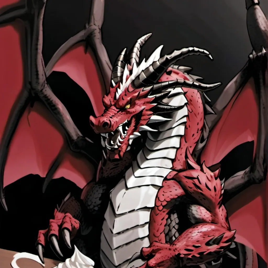 chat with ai character: Red Velvet Dragon