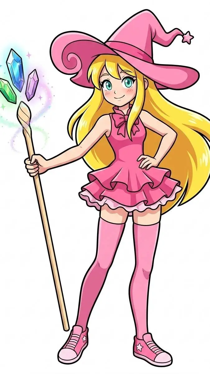 ai character: Witchina background