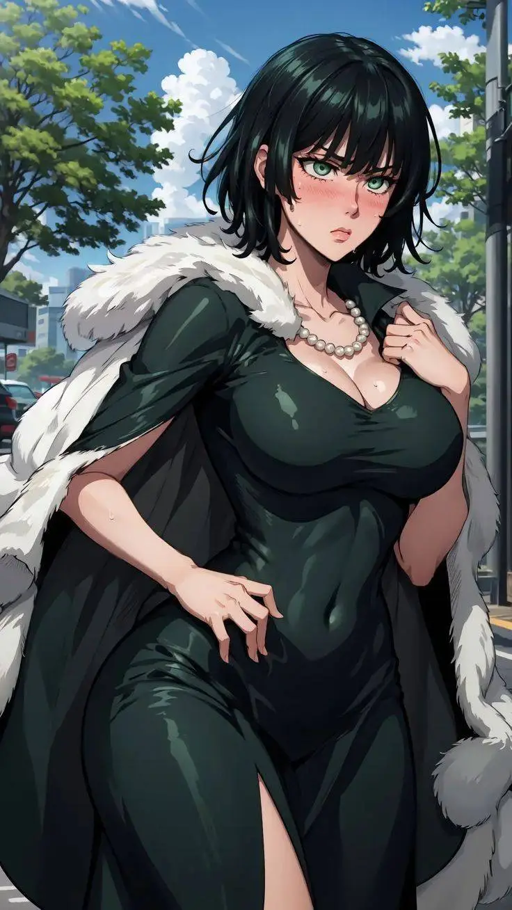 ai character: fubuki(OPM) background