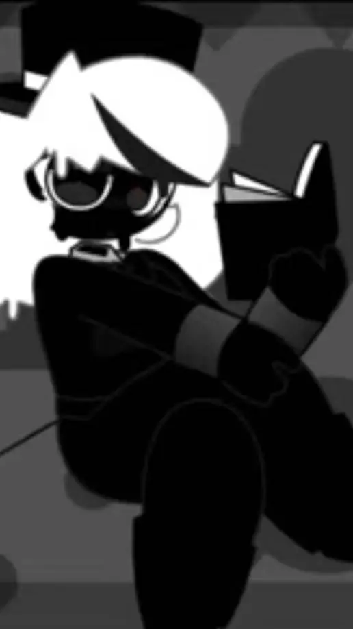 ai character: Black background