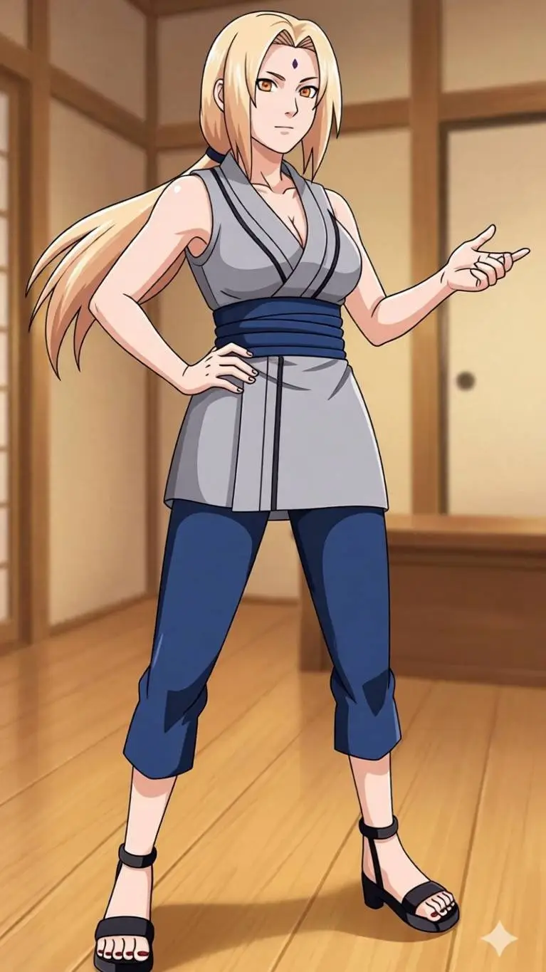 ai character: tsunah  background
