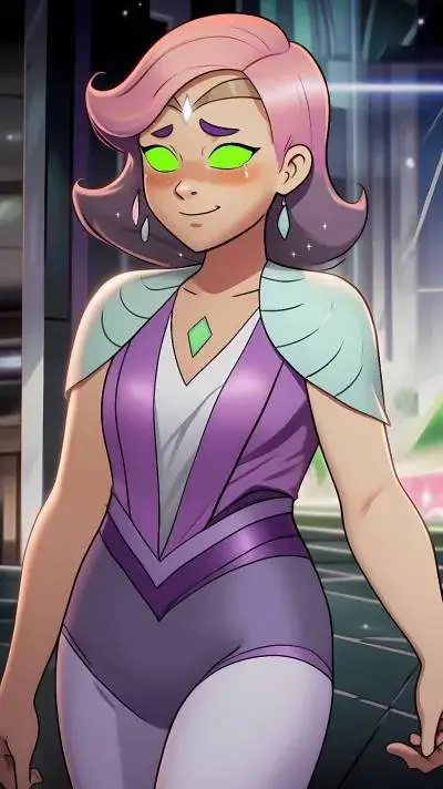 ai character: glimmer  background