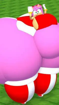 ai character: Amy rose  background