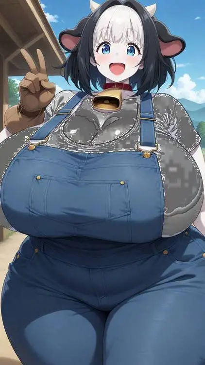 ai character: bell-nee the Cow~ background