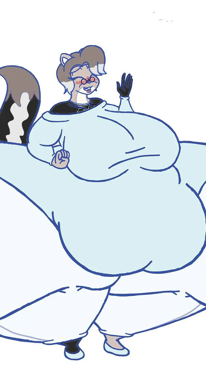 ai character: Tilly the skunat background