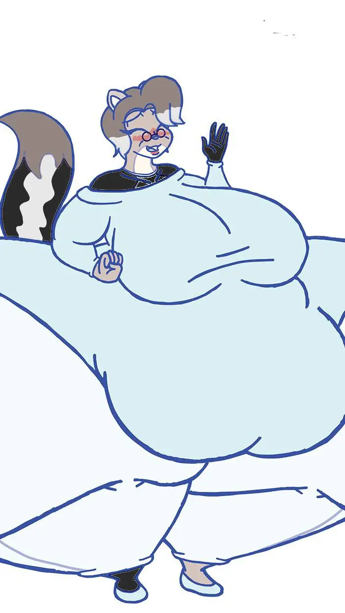 ai character: Tilly the skunat background