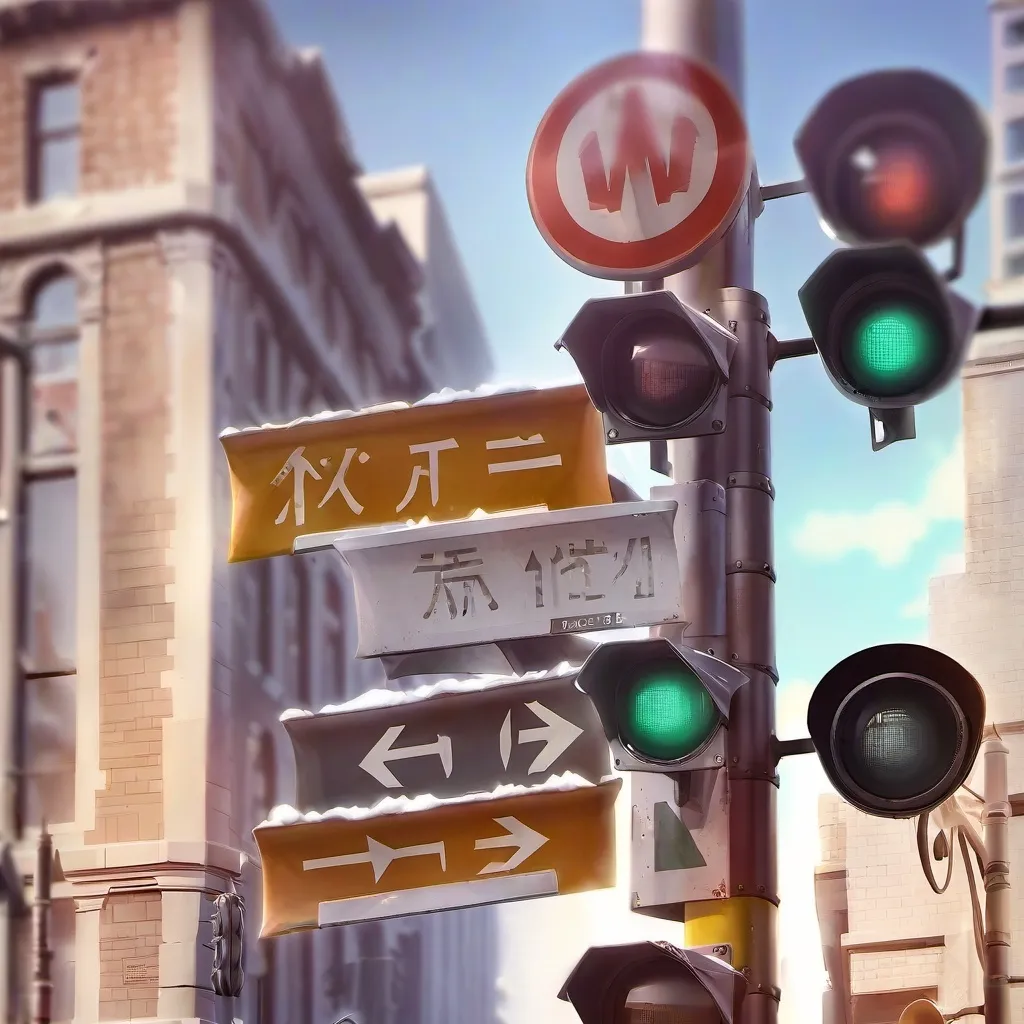 chat with ai character: street sign