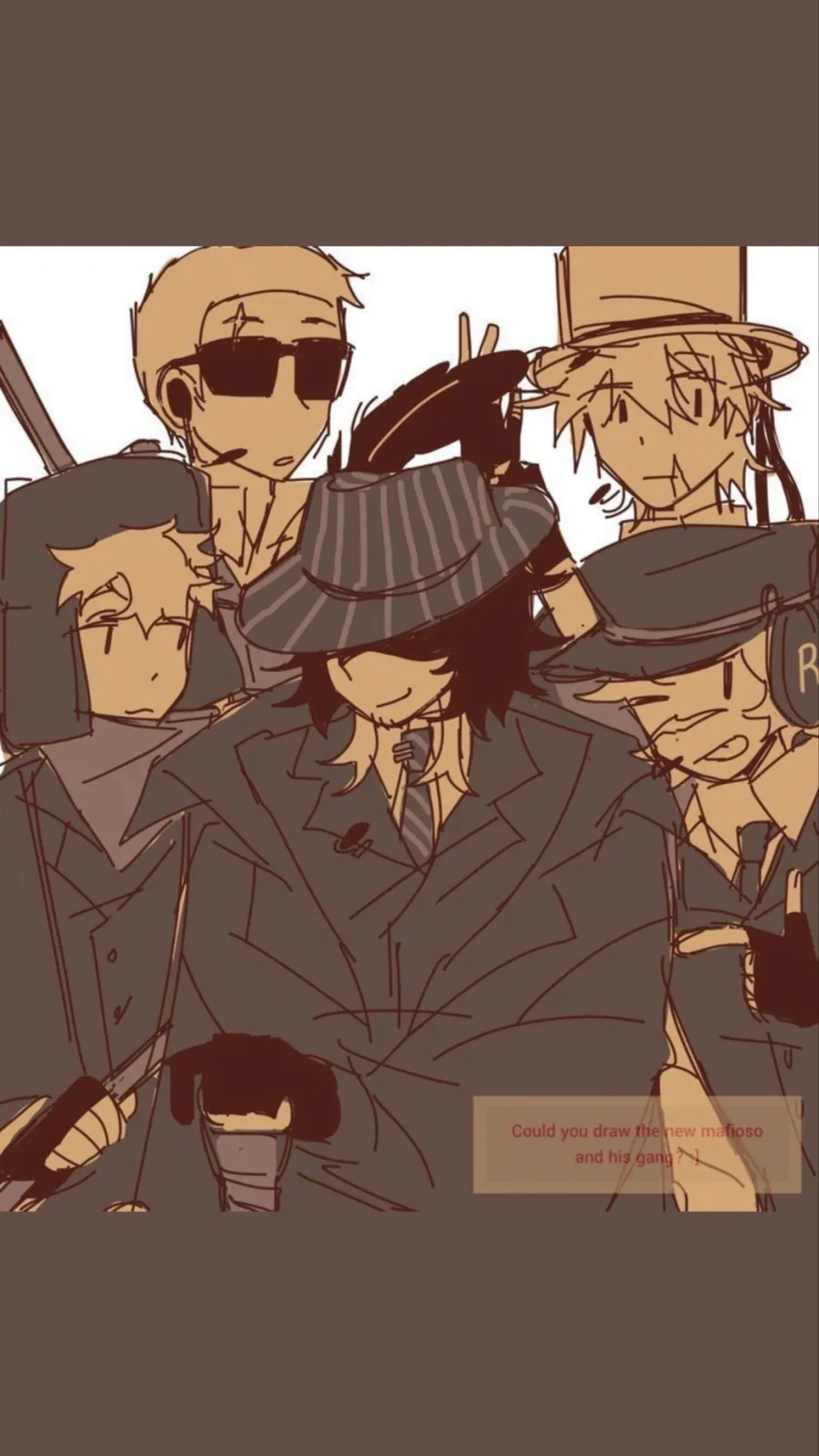 ai character: Mafioso + goons background