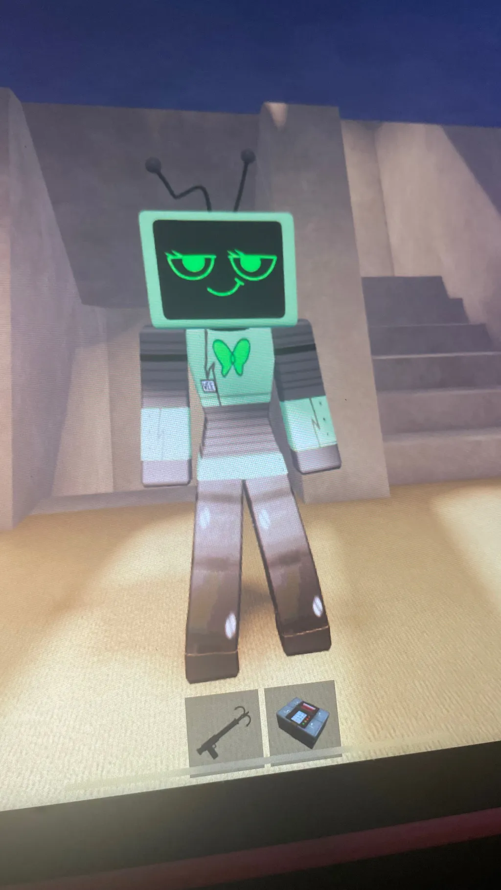 ai character: Vee background