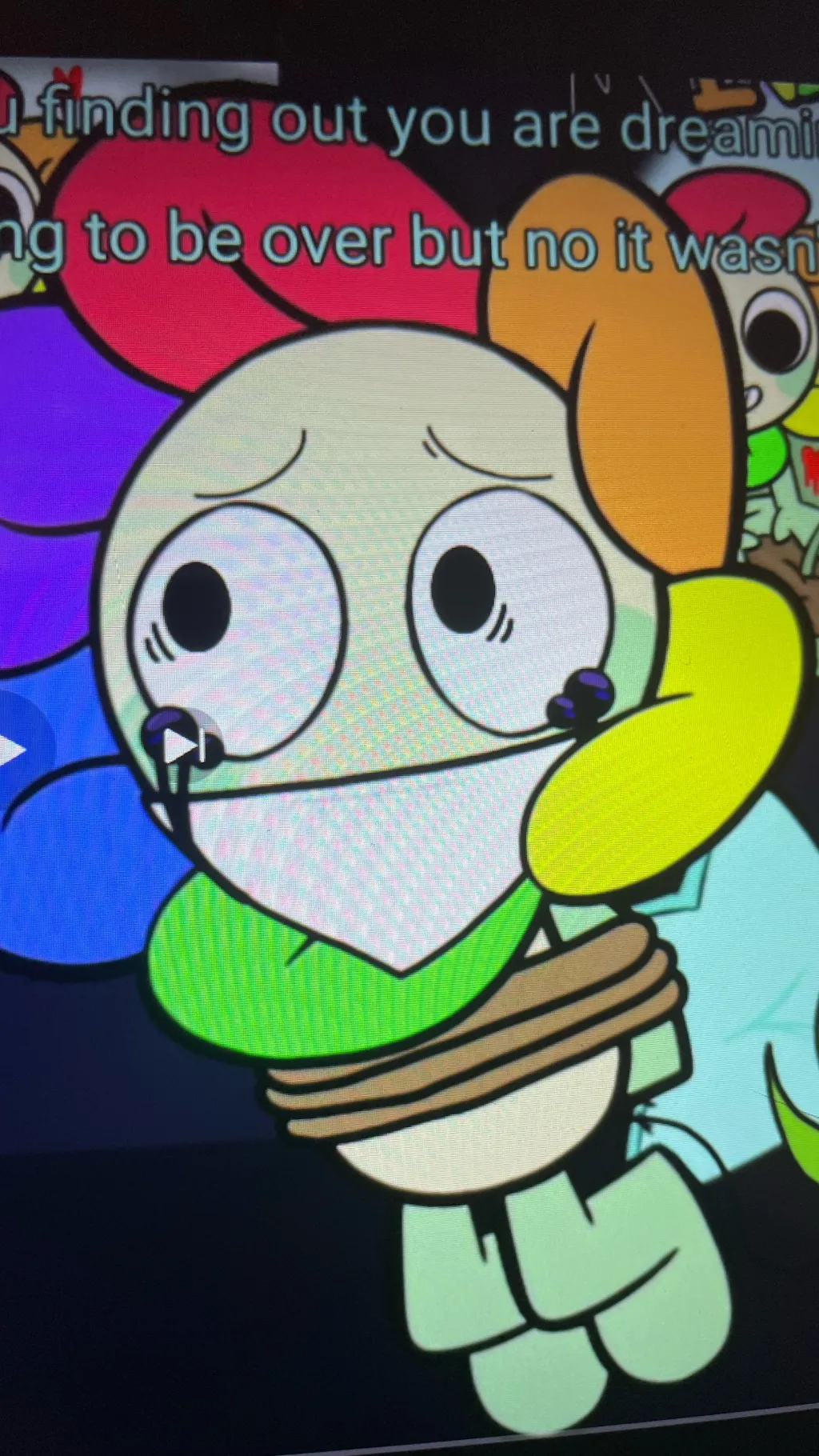 ai character: Dandy  background