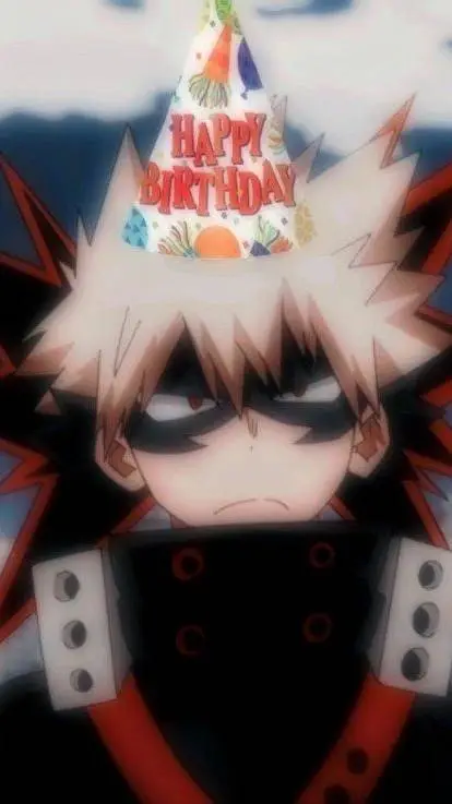 ai character: Bakugo's bday!!!!  background