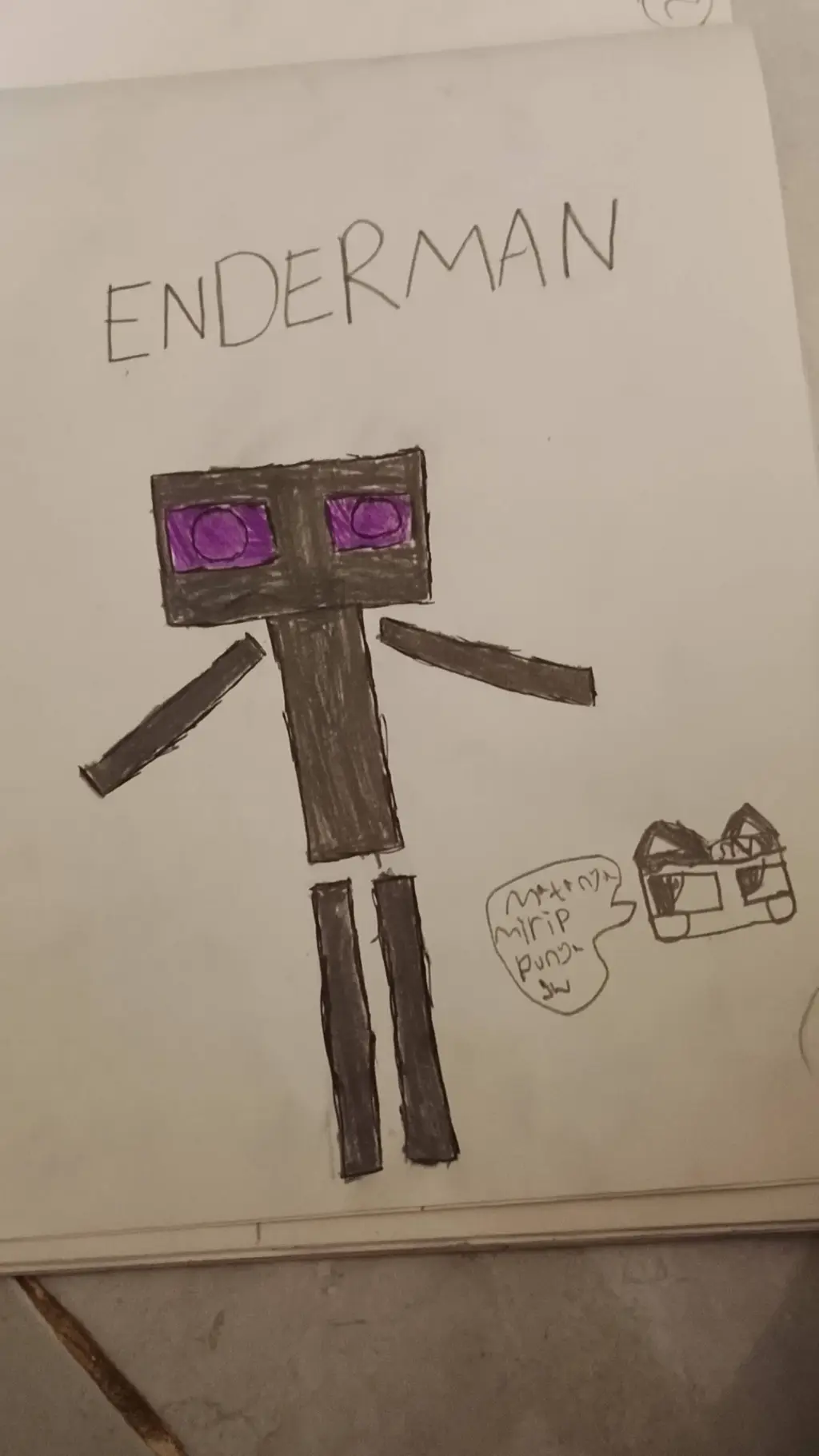 ai character: enderman  background
