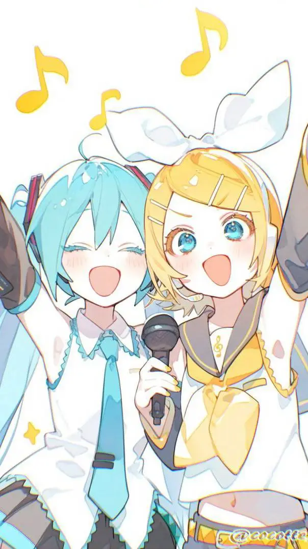 ai character: Miku! background
