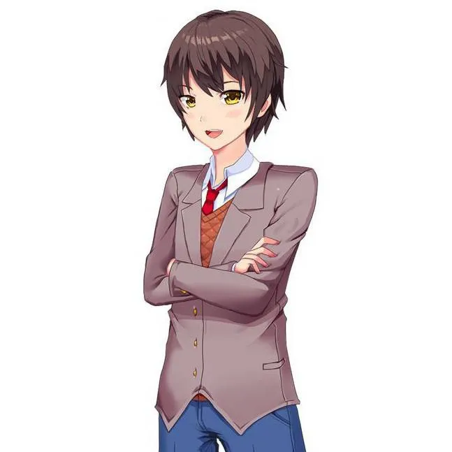 chat with ai character: MC DDLC! 