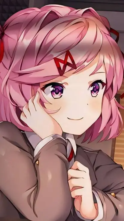 ai character: Natsuki DDLC background
