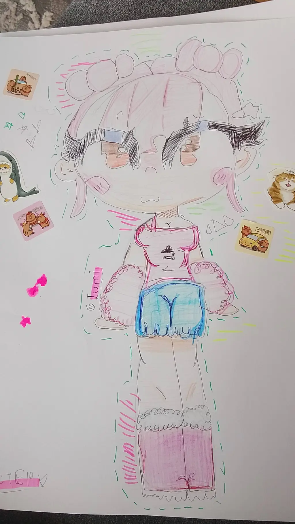 ai character: ✯lumi✯ background