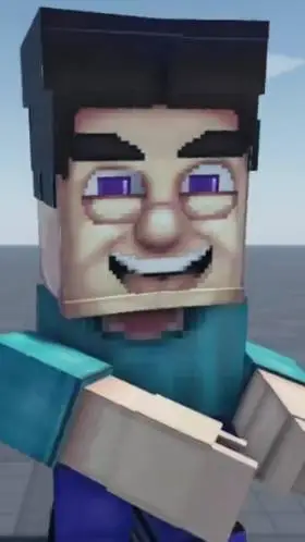ai character: grotesque steve  background