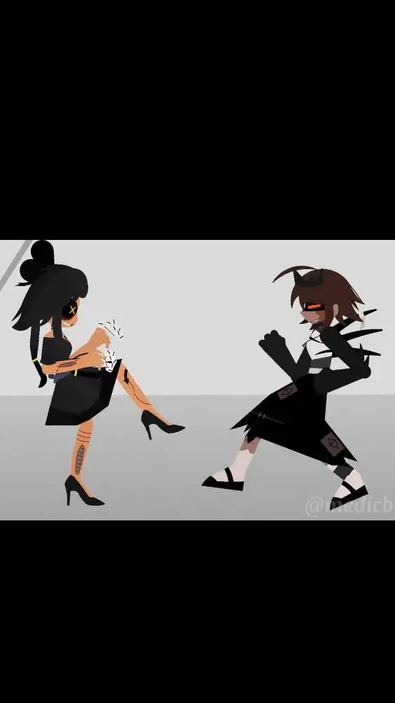 ai character: Cyn vs Alice  background