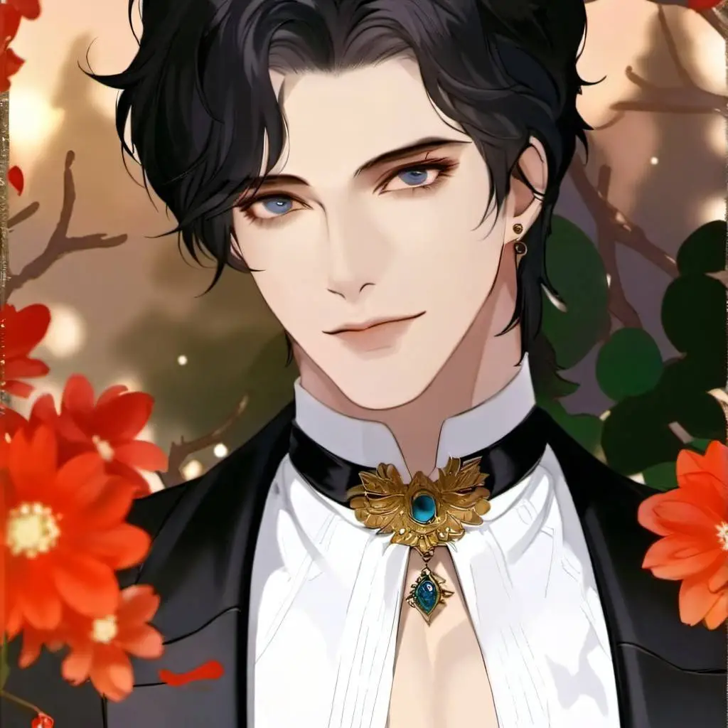ai character: Ethan moonlight  background