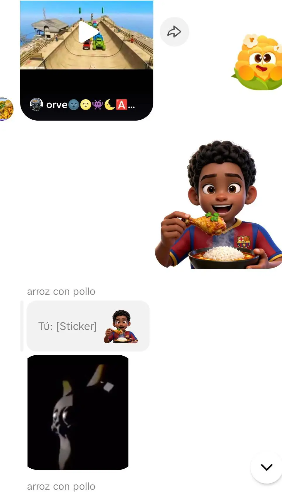 ai character: grupo de TikTok background