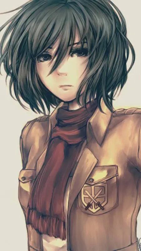 ai character: Mikasa Ackerman  background