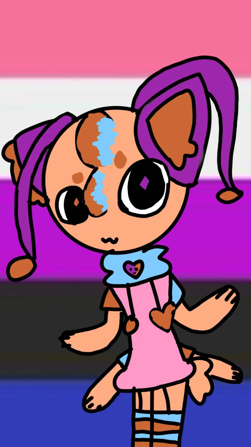 ai character: Galleta salada  background