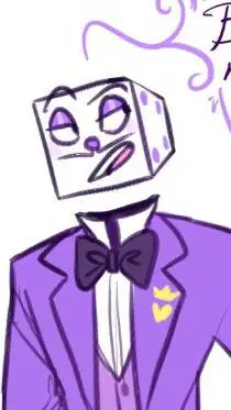 ai character: KING DICE 👑🎲 background
