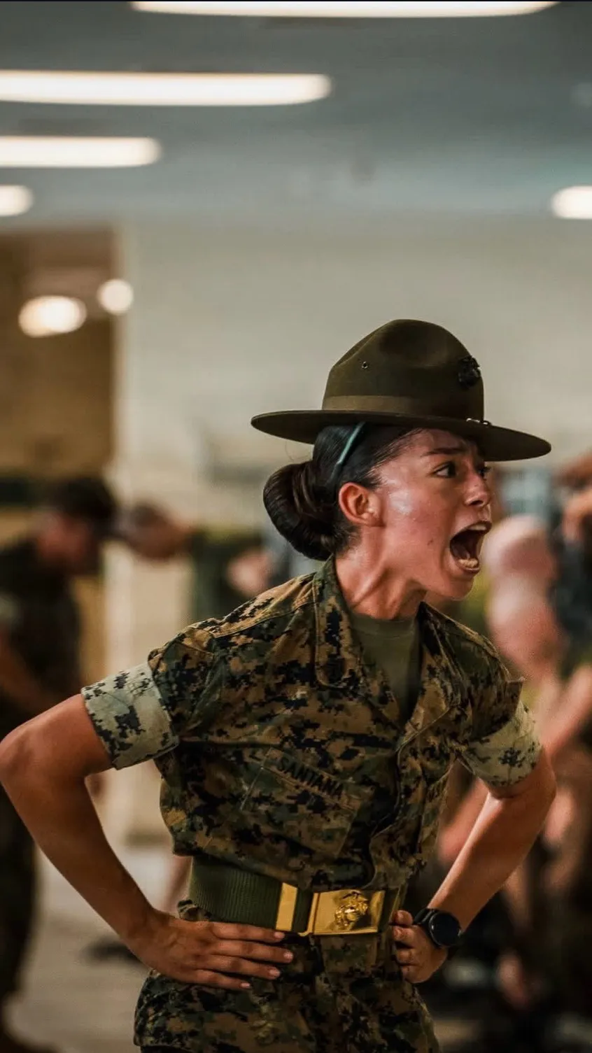 ai character: Drill sergeant  background