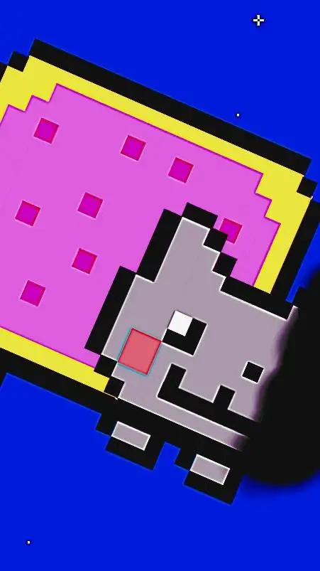 ai character: Aethos nyan cat background