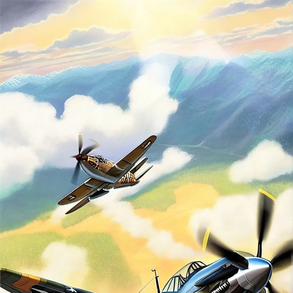 chat with ai character: ww2 usa airplane