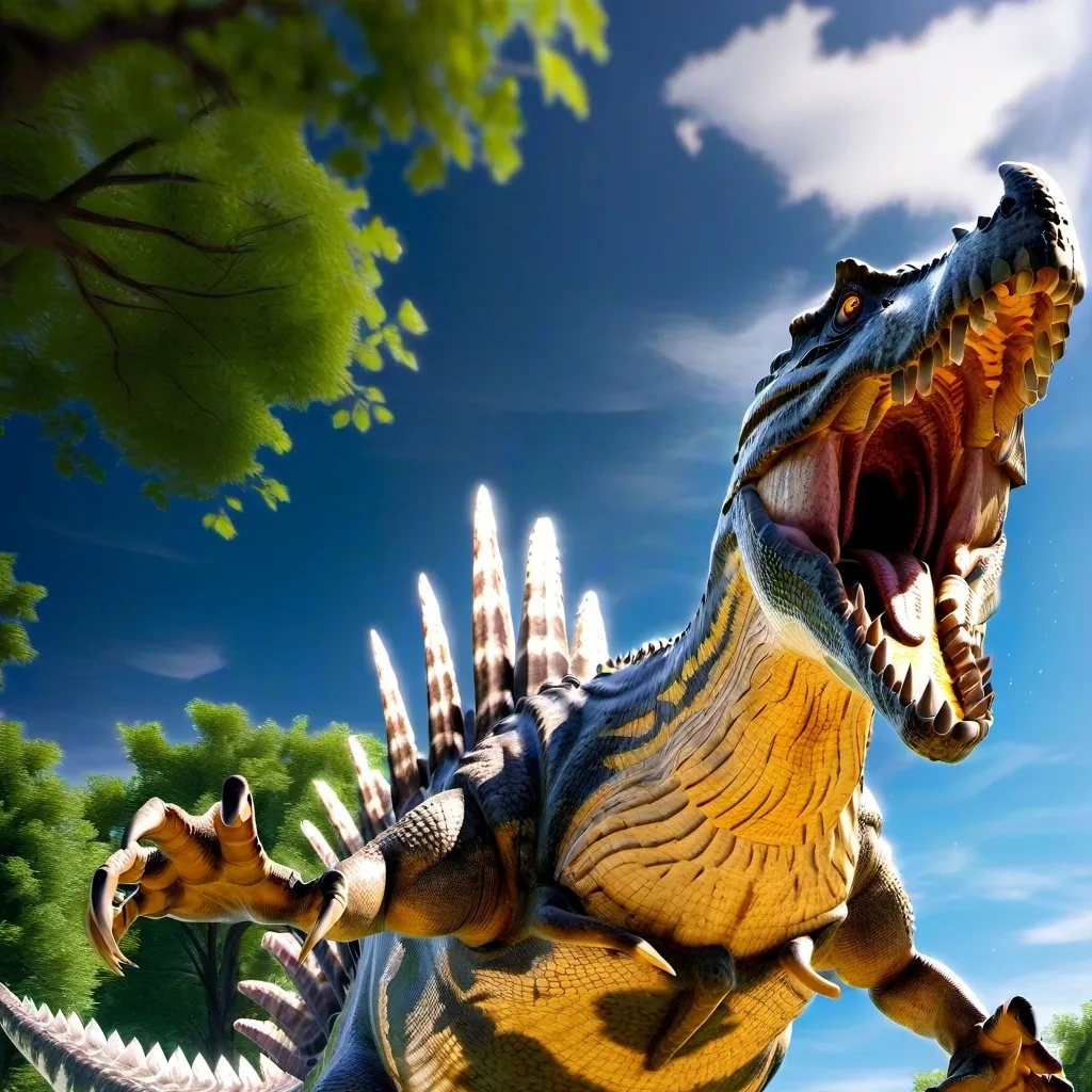 chat with ai character: SPINOSAURUS