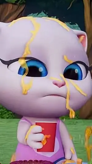 ai character: talking Angela  background