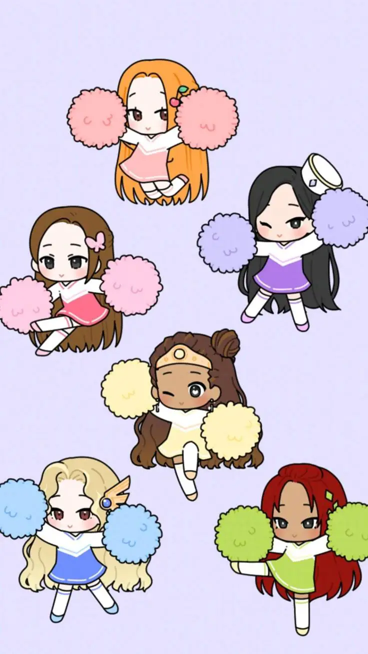 ai character: baby katseye!!! background
