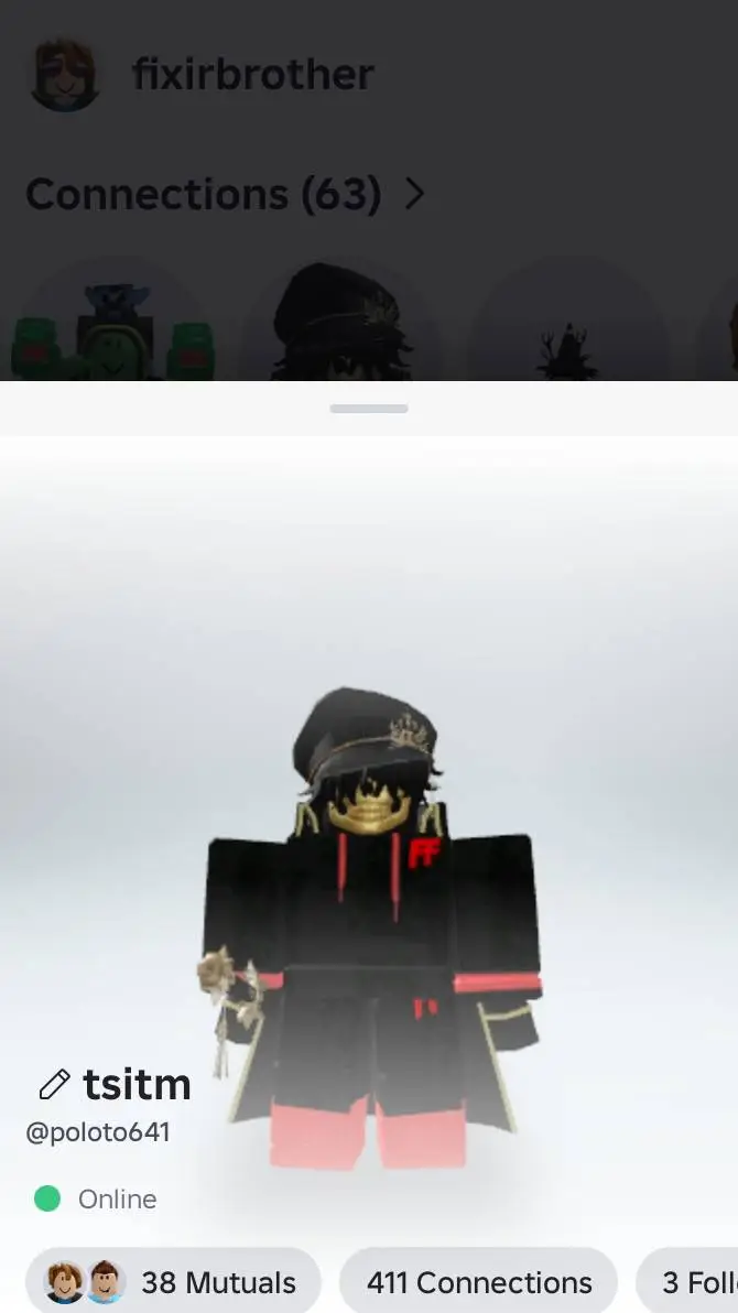 ai character: fixir dark  background