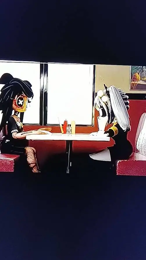 ai character: Cyn And J diner  background