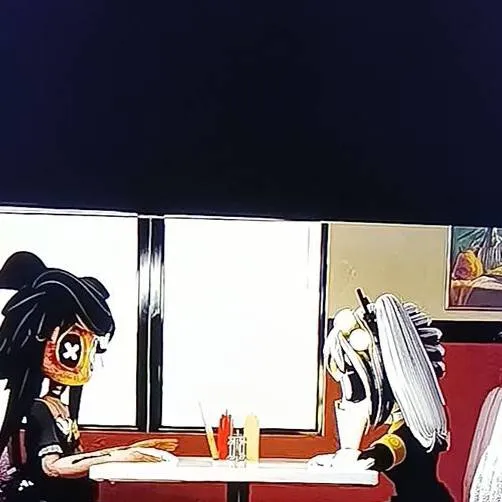 chat with ai character: Cyn And J diner 