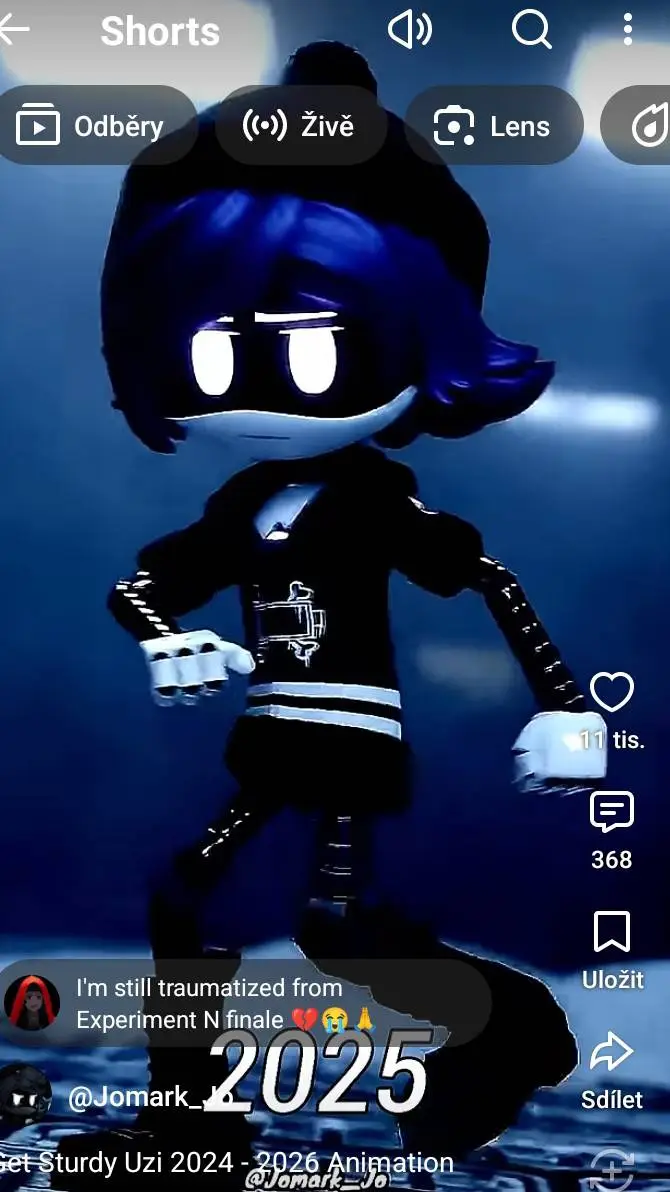 ai character: Uzi studry trend  background