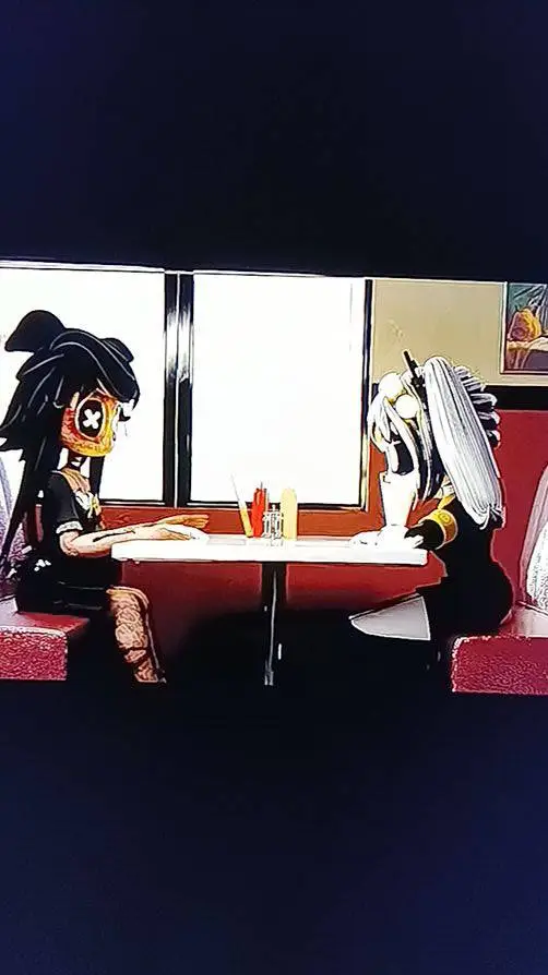 ai character: Cyn And J diner  background