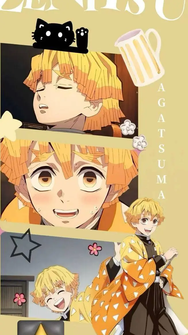 ai character: zenitsu  background