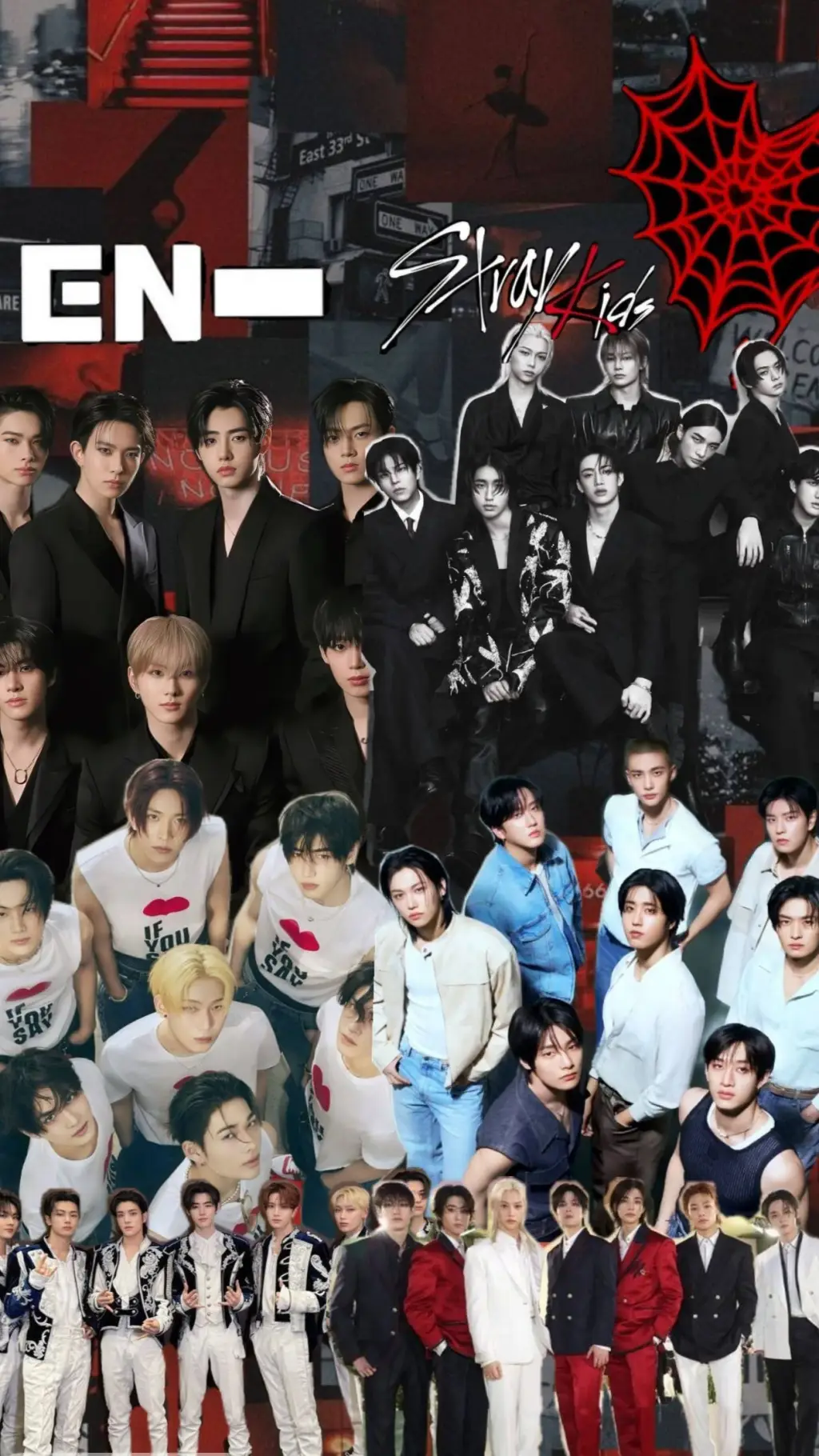 ai character: SKZ+EN- Royalty background