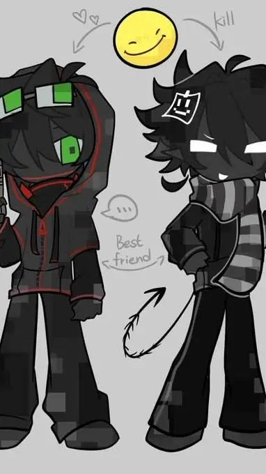 ai character: Mob and Twixxel background