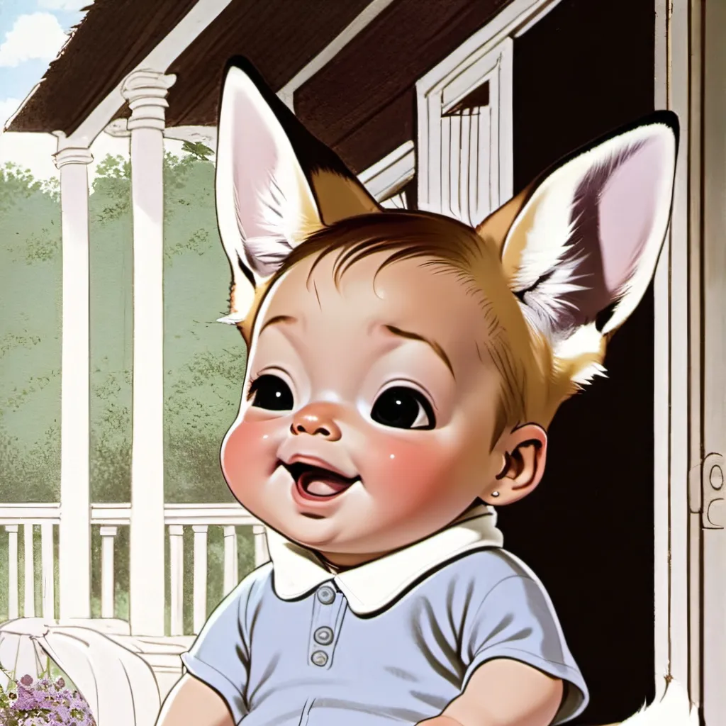 chat with ai character: baby fox boy 