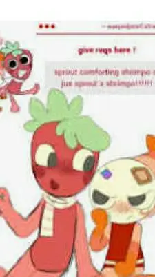 ai character: sprout x shrimpo background