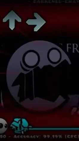 ai character: darkened grave fnf background