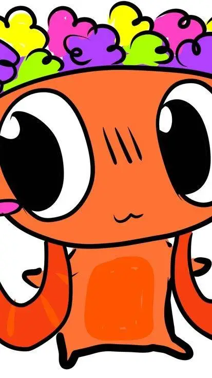 ai character: baby bassie🐞🌺 background